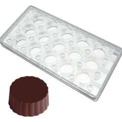 New Chocolate World Magneet bonbonvorm kartel Rond Ø32x14mm (15)