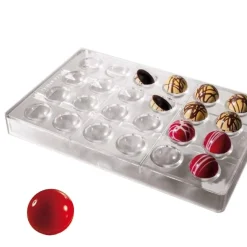 Discount Martellato Bonbonvorm Halve Bol klein (24x) Ø30 mm