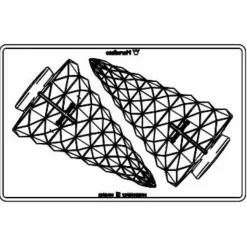 Sale Martellato Chocolade Holvorm Kerstboom (1x) Ø104h180mm