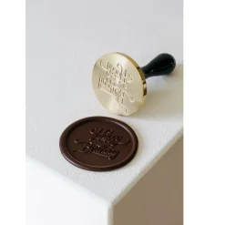 Clearance Martellato Chocolade Stempel Happy Birthday Ø3cm