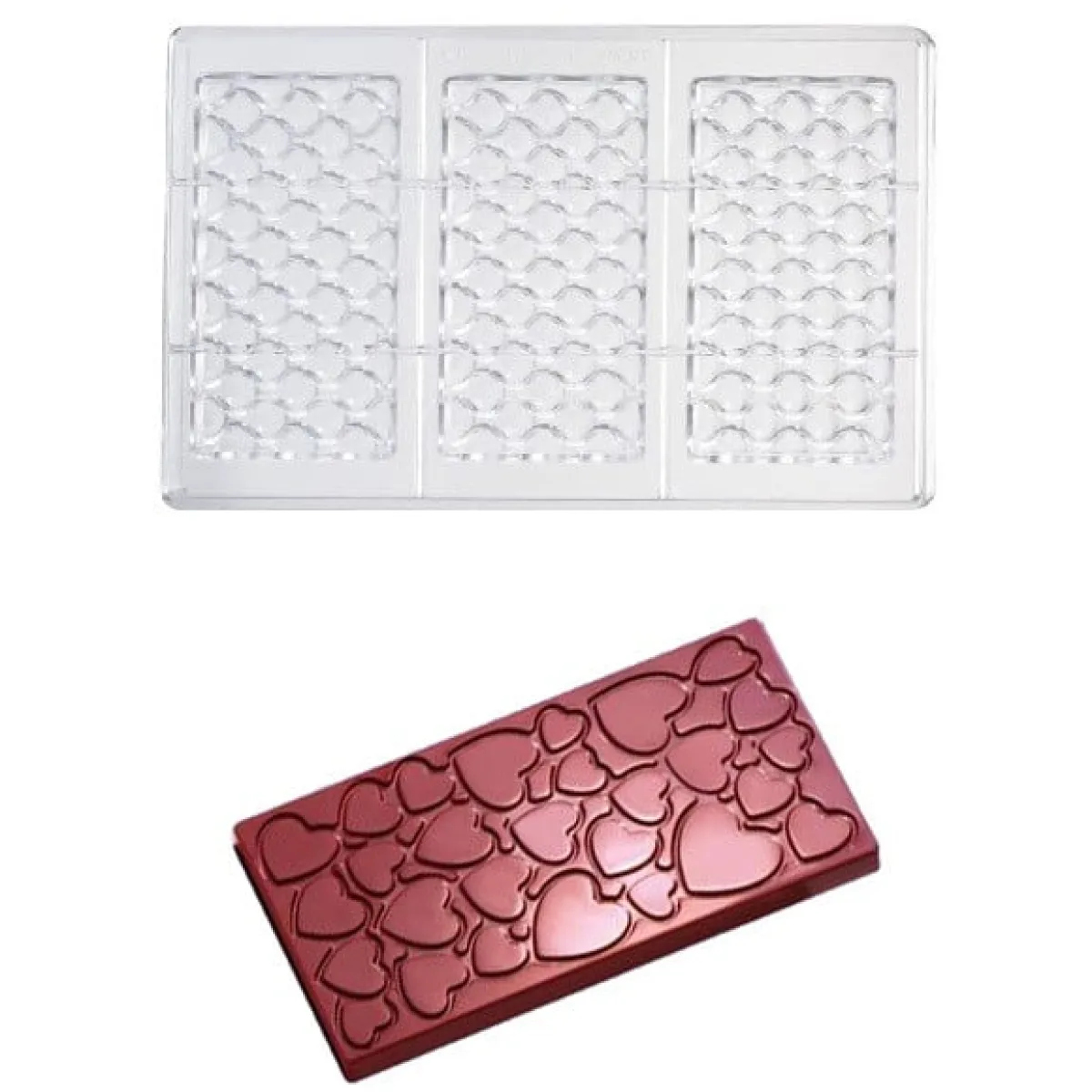 Sale Martellato Chocolademal Tablet Love (3x) 137x71h9,5mm