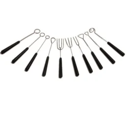 Outlet Martellato Doorhaalvorkjes RVS set/10