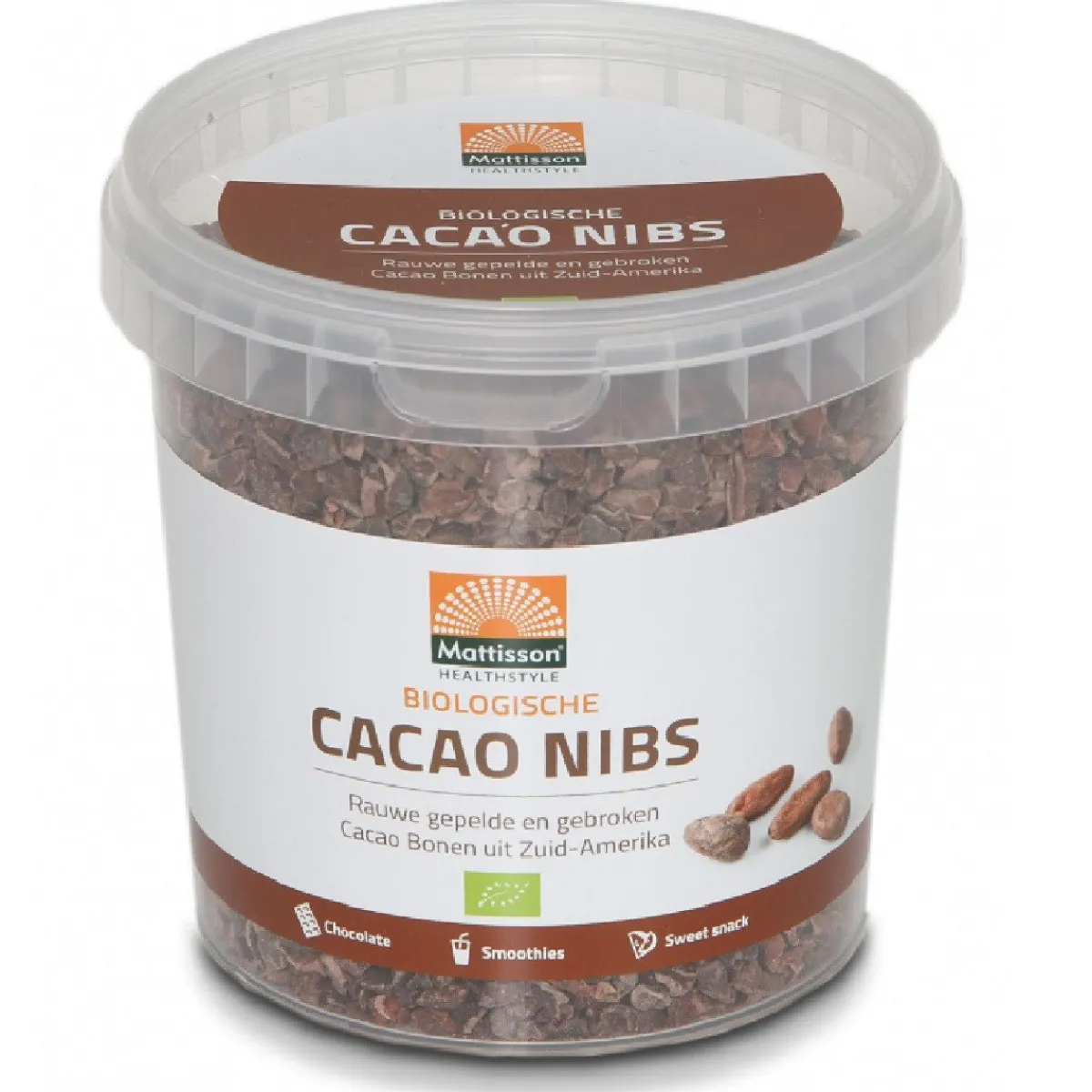 Clearance Mattisson Cacao Nibs Rauw Biologisch 400g