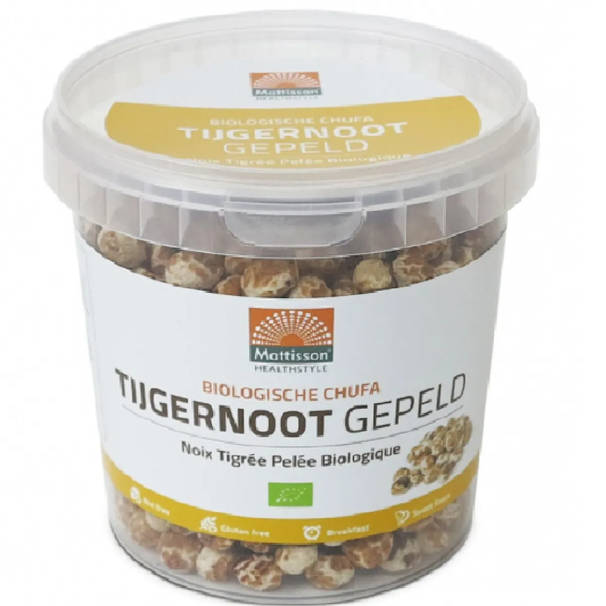 Best Mattisson Tijgernoten Gepeld Biologisch 450g
