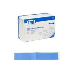 CMT Metaaldetectiepleisters blauw 20x120mm / 100st.