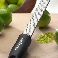 Online Microplane Rasp Zester Zwart