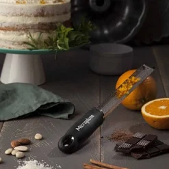 Online Microplane Rasp Zester Zwart
