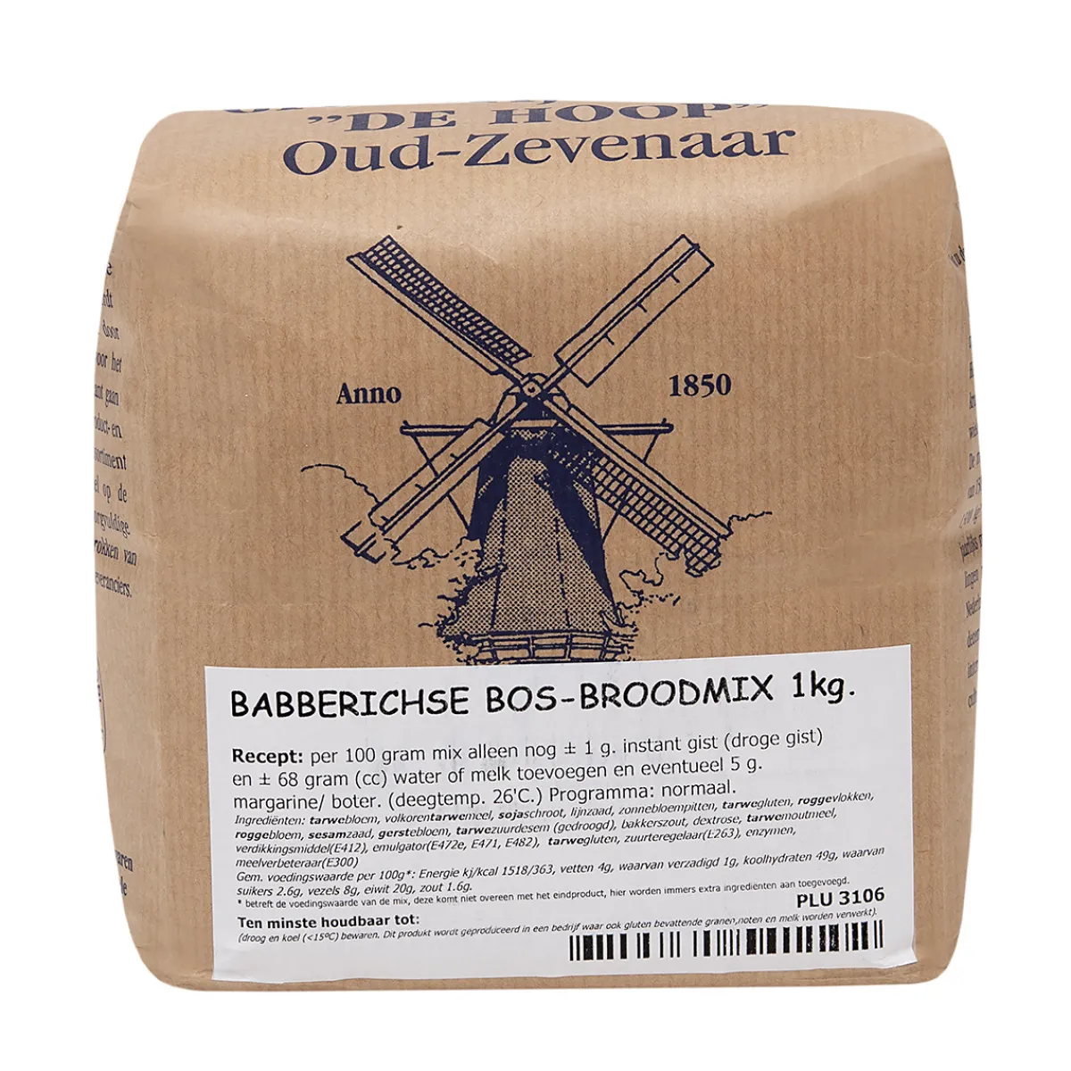 Discount Molen de Hoop Babberichse Bos Broodmix 1kg