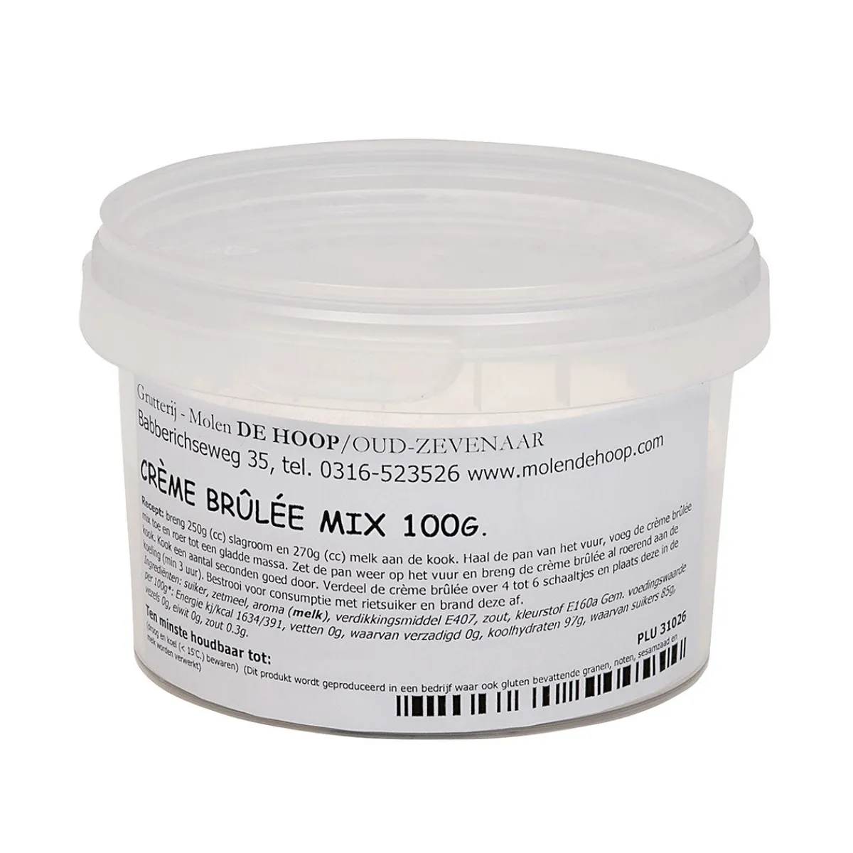 Hot Molen de Hoop Creme Brulee Mix 100g