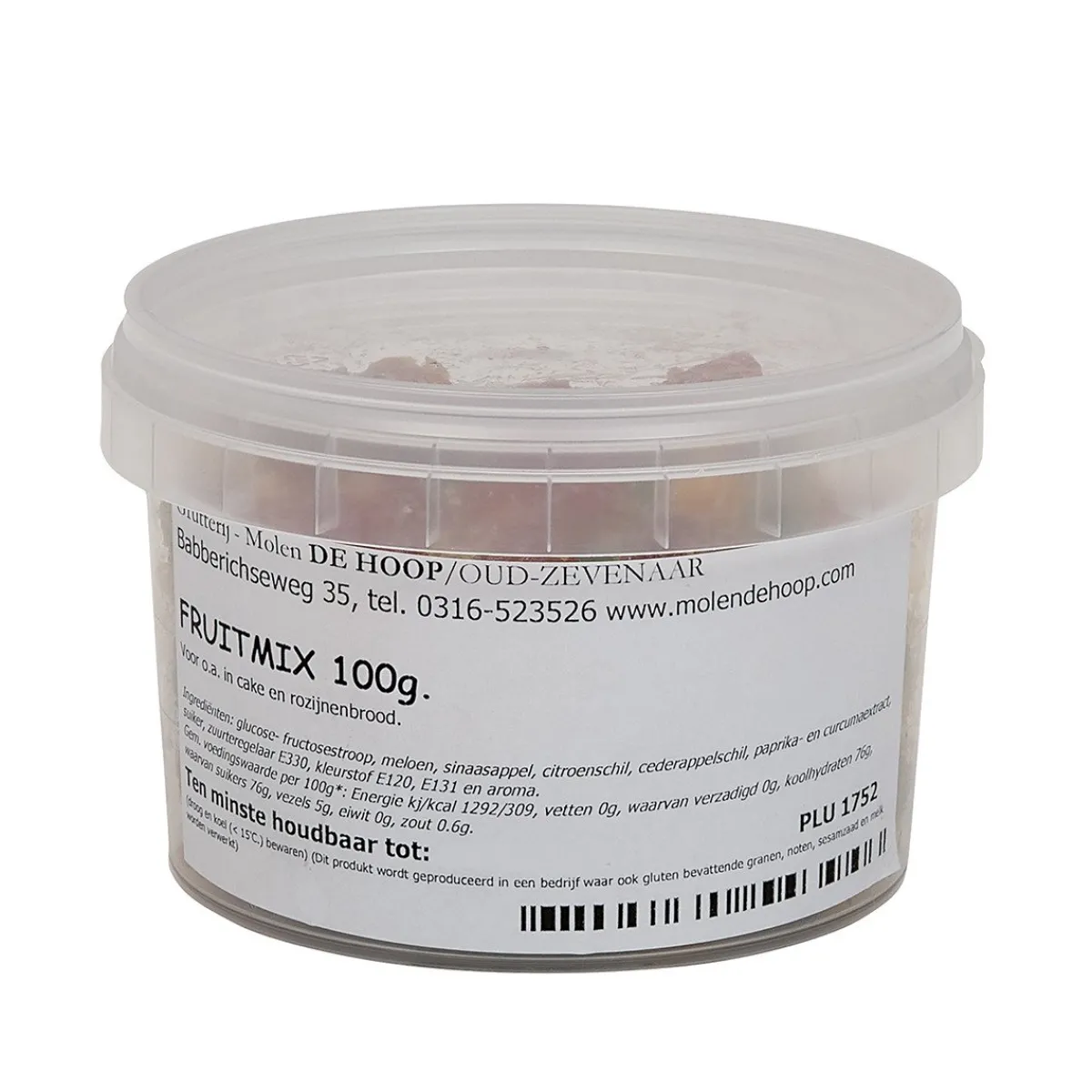 Outlet Molen de Hoop Gekonfijt Fruit Mix 100gr