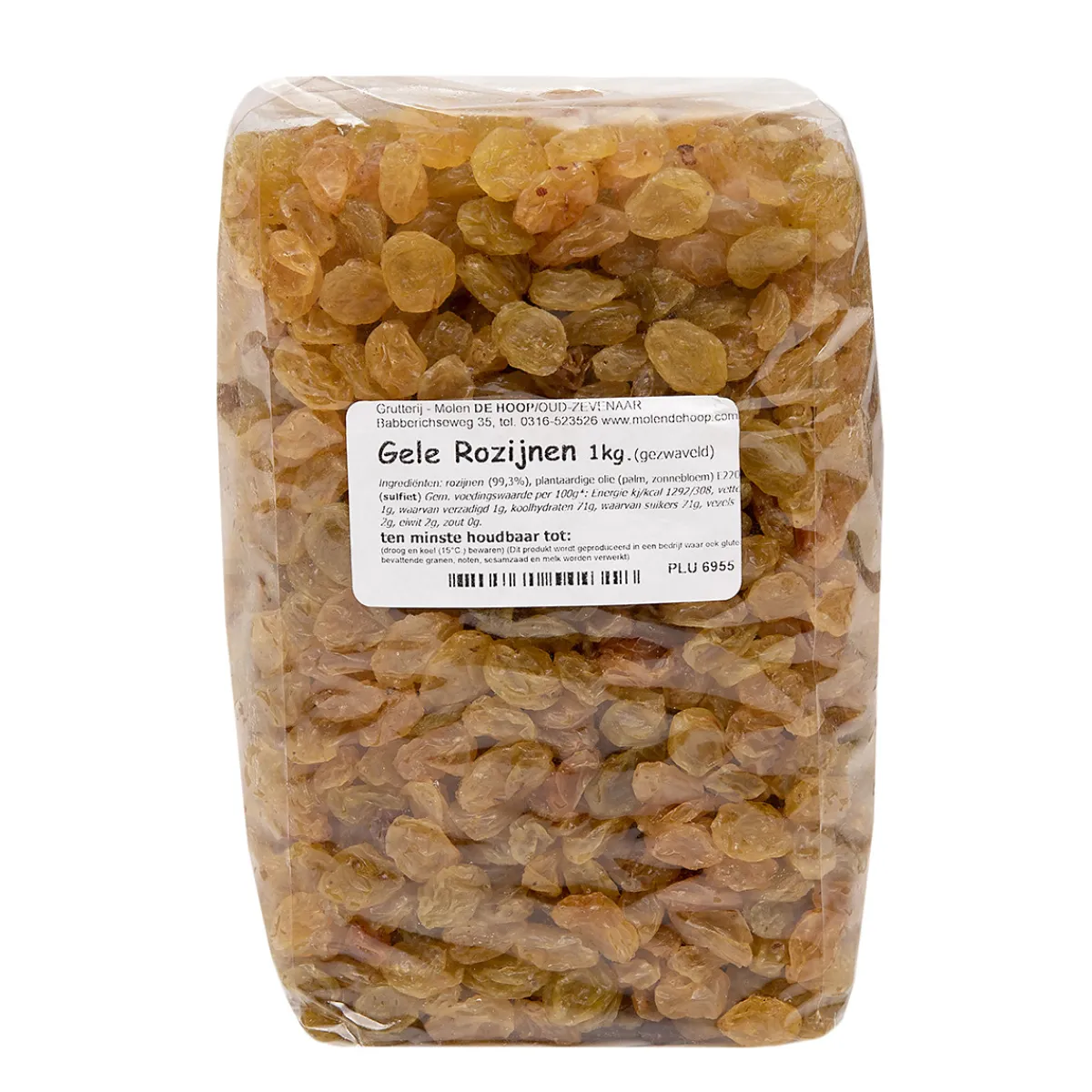 New Molen de Hoop Gele Rozijnen 1kg