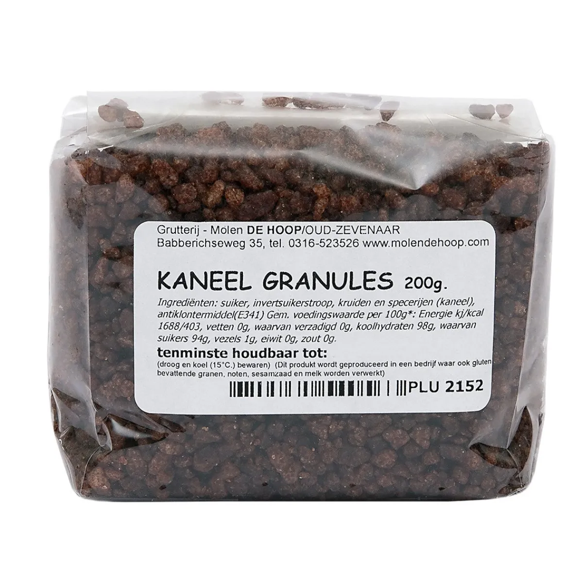 Hot Molen de Hoop Kaneelgranules 200gr