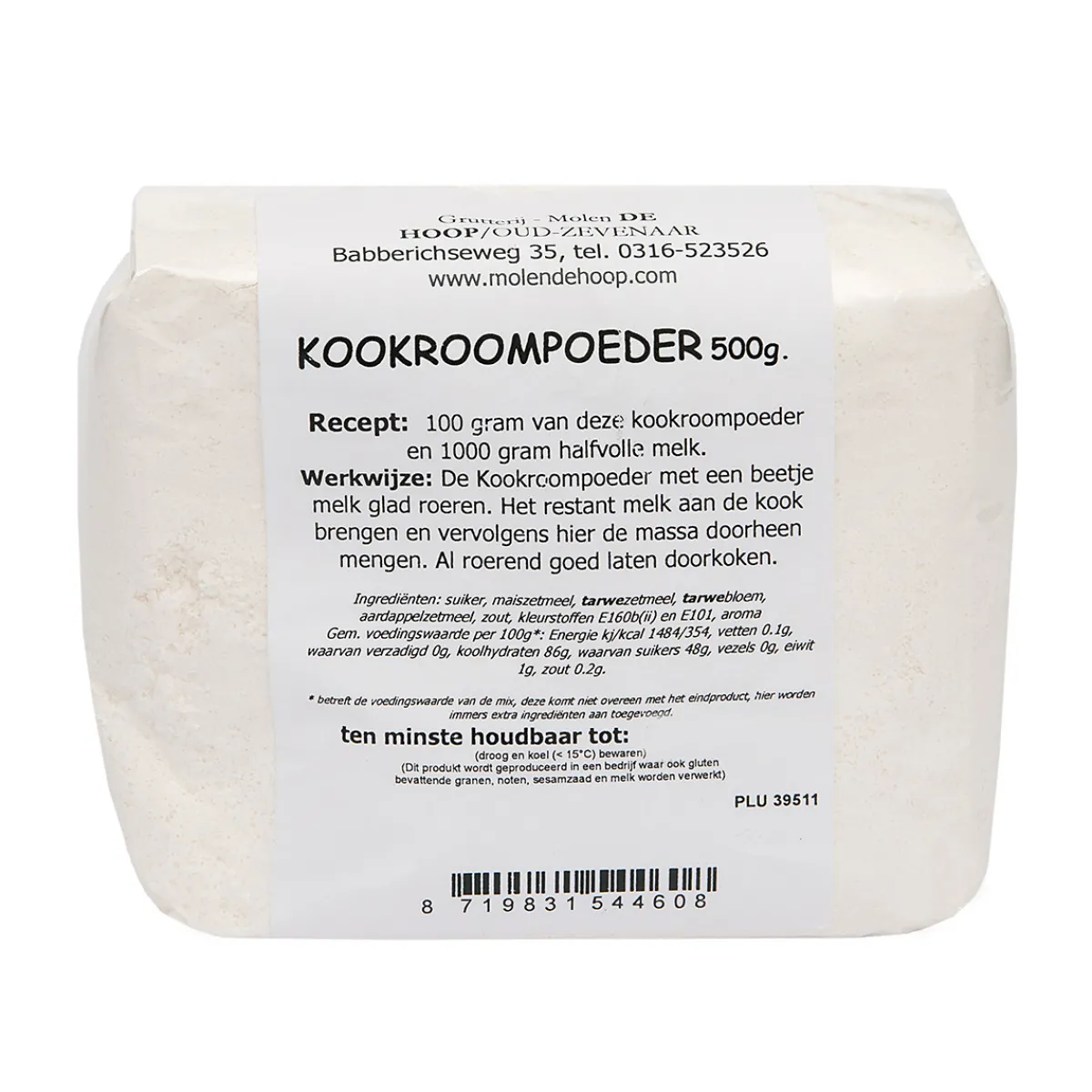 Molen de Hoop Kookroompoeder 500g