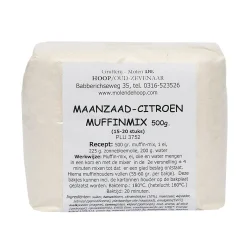 Discount Molen de Hoop Muffin-mix Maanzaad-Citroen 500gr