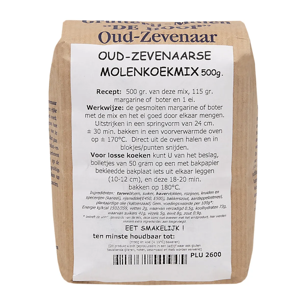 Hot Molen de Hoop Oud Zevenaarse Molenkoekmix 500gr
