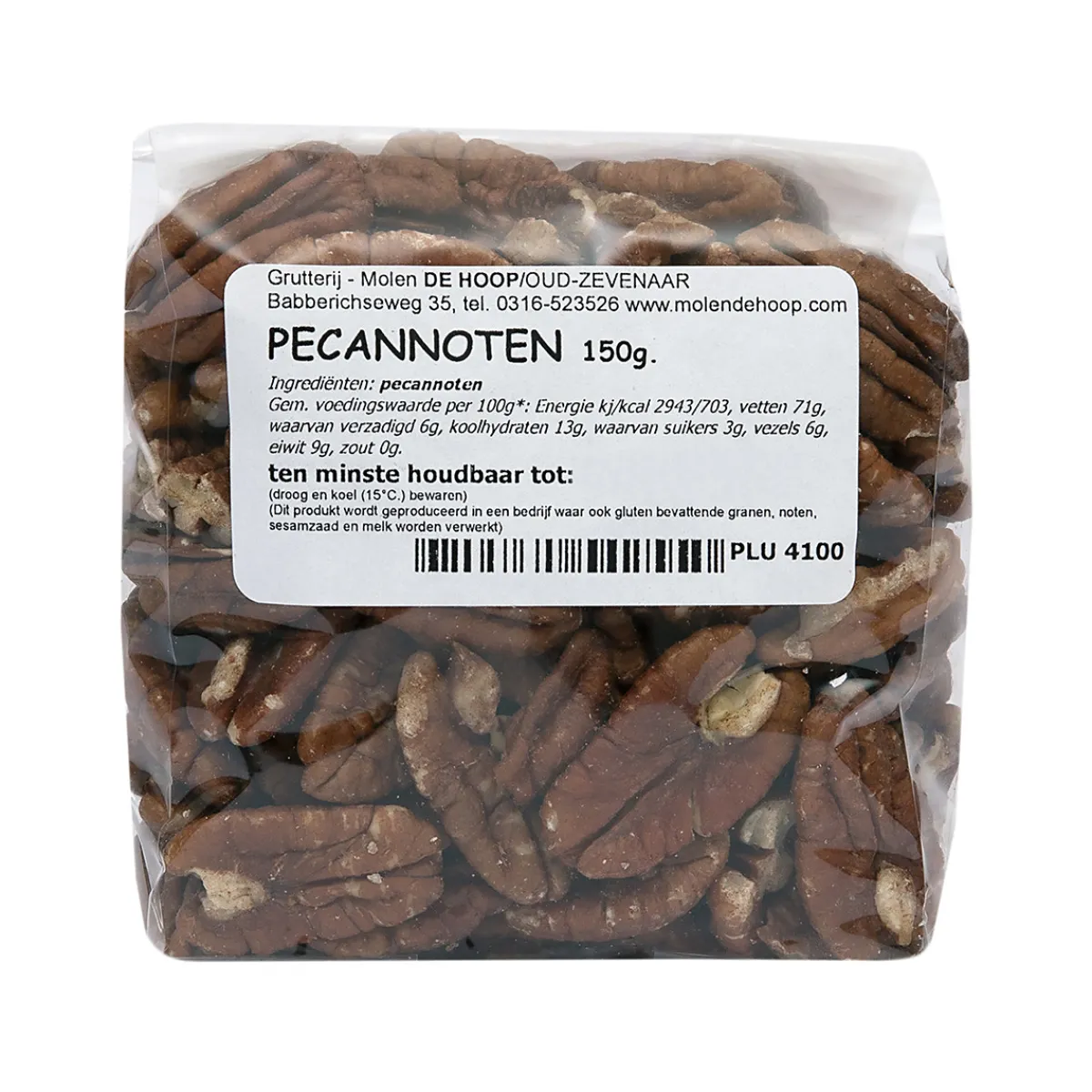 Clearance Molen de Hoop Pecannoten 150gr