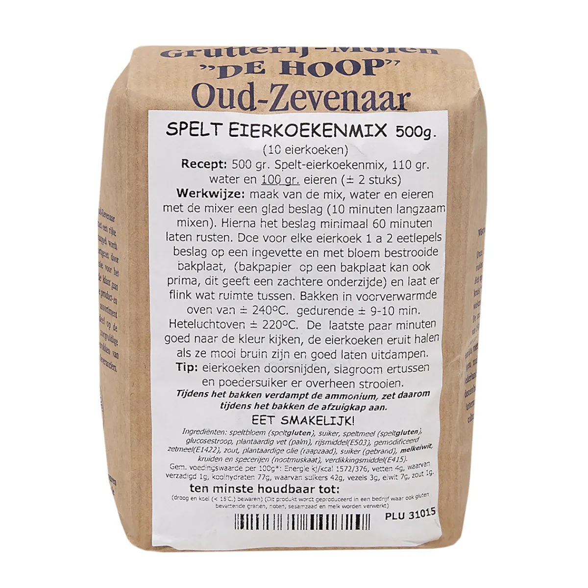 Discount Molen de Hoop Spelt Eierkoekenmix 500g