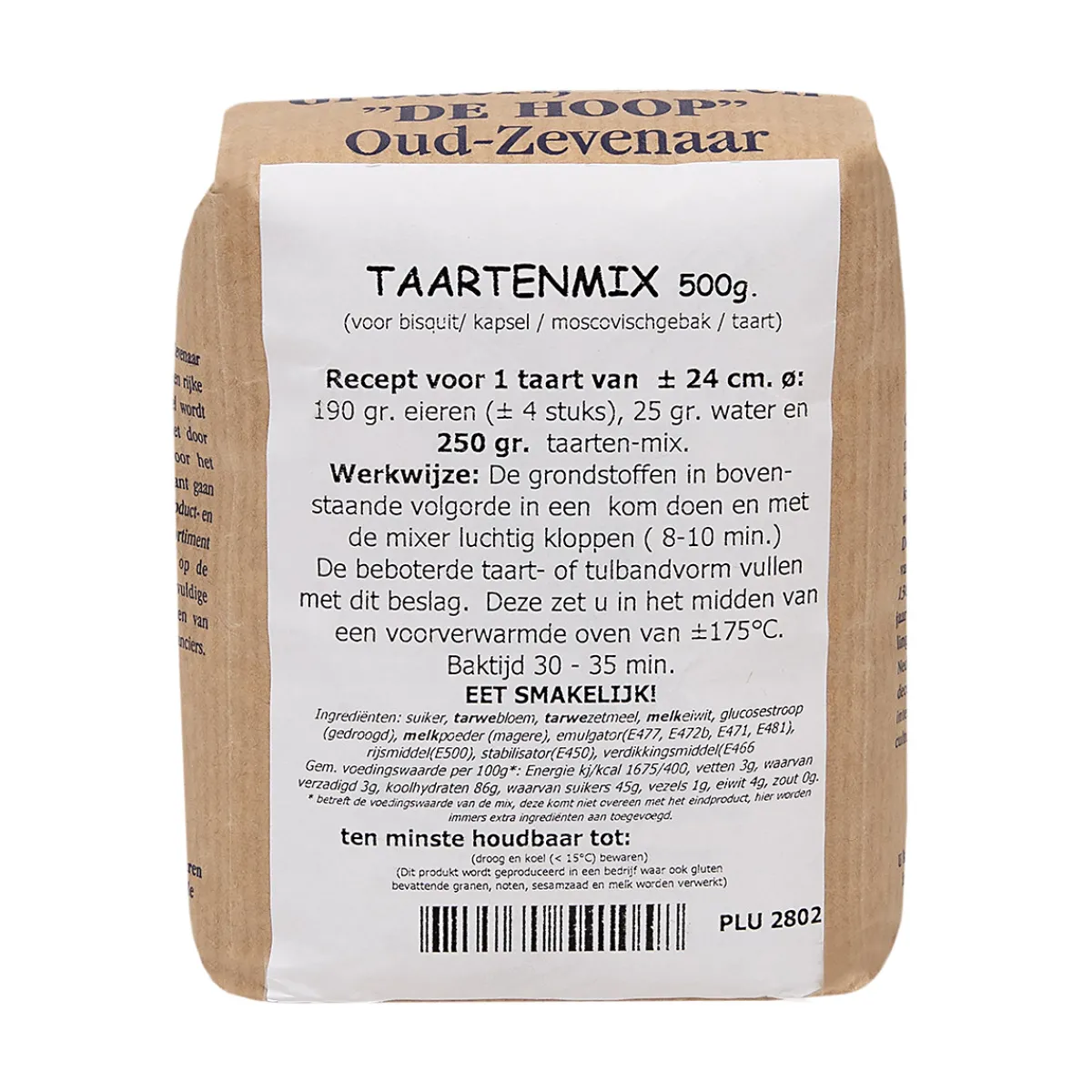 Molen de Hoop Taartenmix (biscuit/kapsel) 500gr