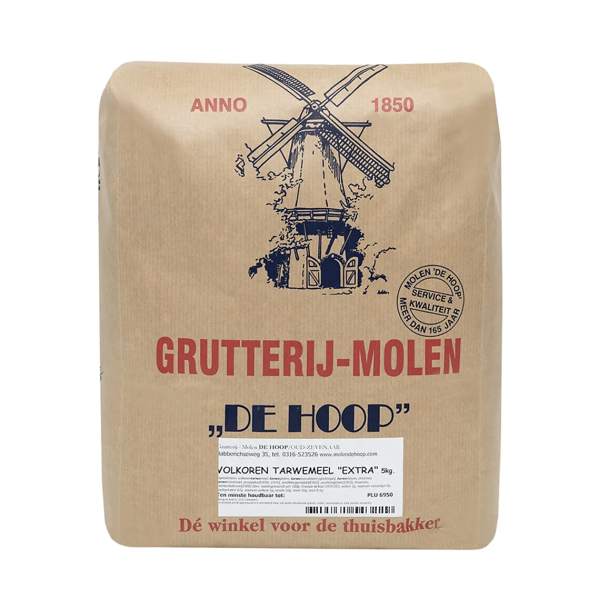 Sale Molen de Hoop Volkoren Tarwemeel 'Extra' 5kg