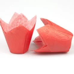 Discount Overig Muffin cups tulpmodel Rood 200 st.