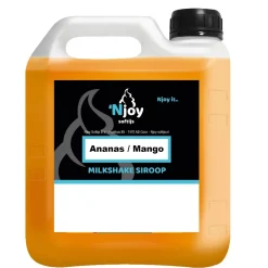 Clearance Njoy Milkshake Siroop Ananas/Mango (2 liter)