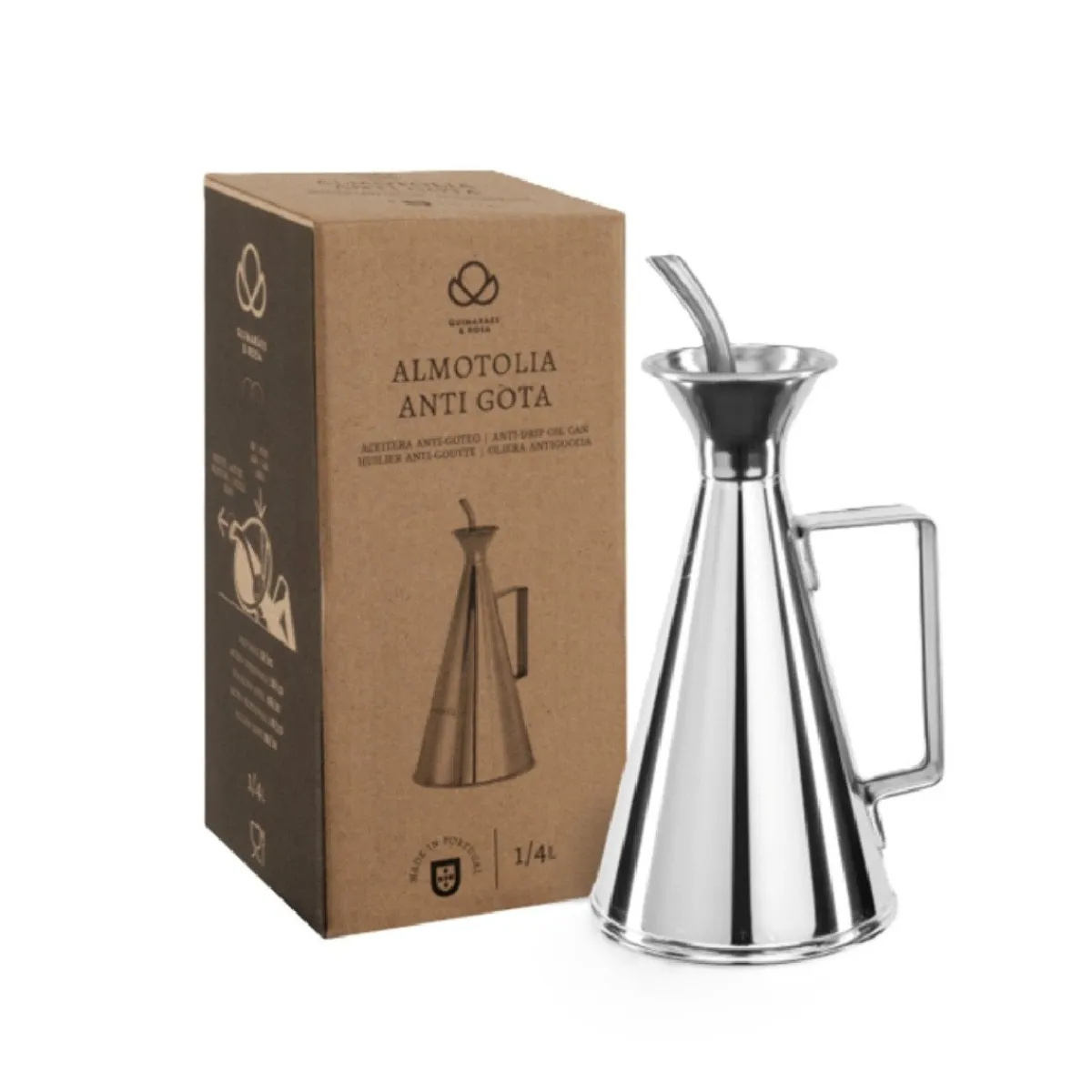 Discount Overig No-drip Olie/Azijnfles RVS 0,25L