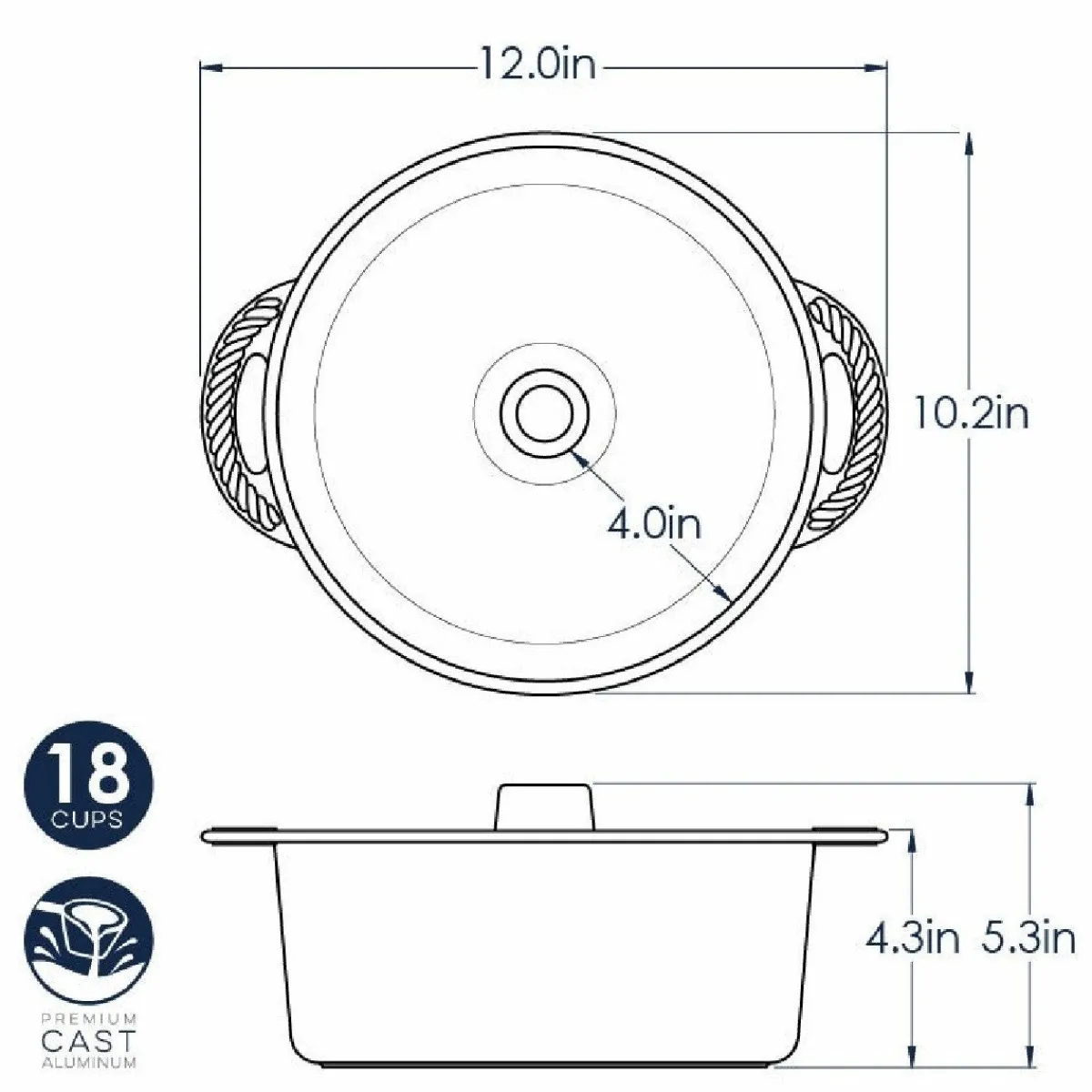 Sale Nordic Ware Angel Food Cake Bakvorm