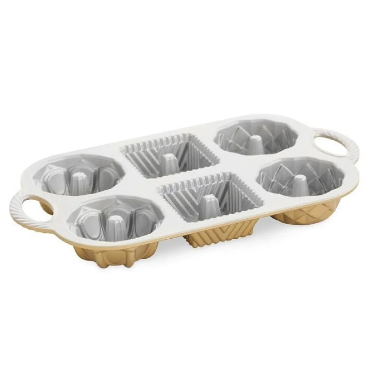 Outlet Nordic Ware Geo Bundlette Mini Tulband Bakvorm