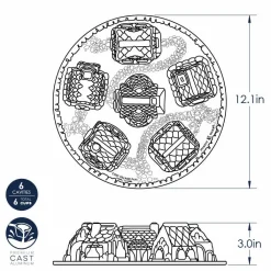 Hot Nordic Ware Kerst Dorpje Bakvorm