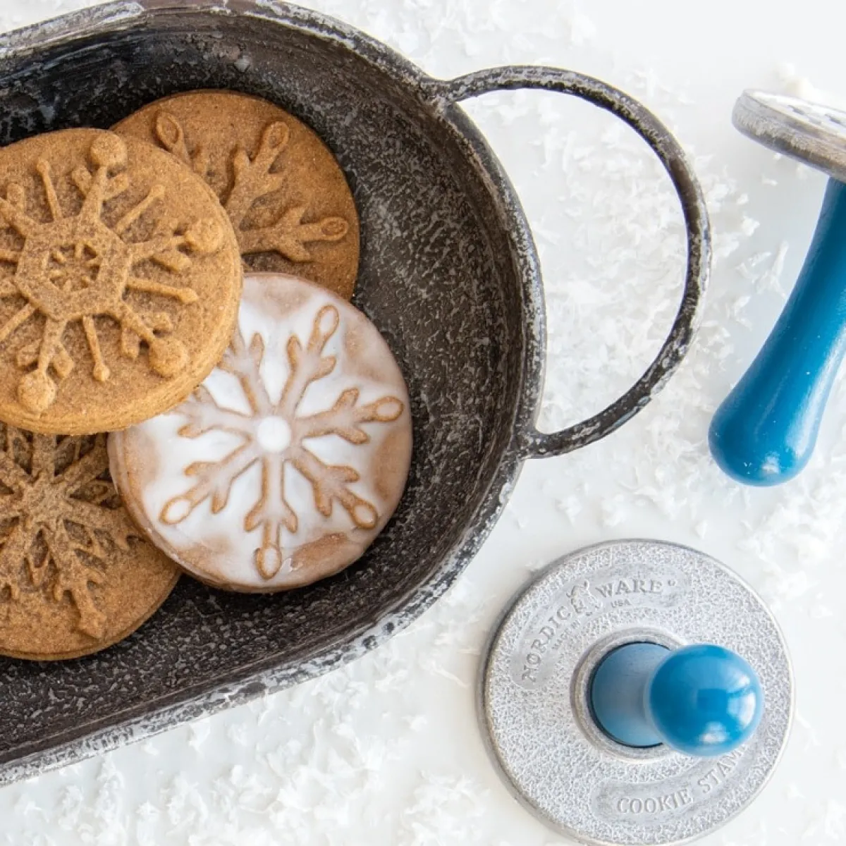 Online Nordic Ware Koekjesstempel Sneeuwvlokken Set/3