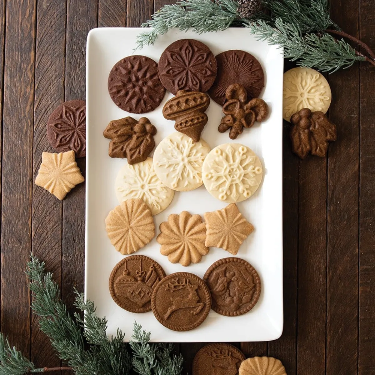 Online Nordic Ware Koekjesstempel Sneeuwvlokken Set/3