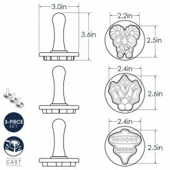 Sale Nordic Ware Koekjesstempel Holiday Set/3