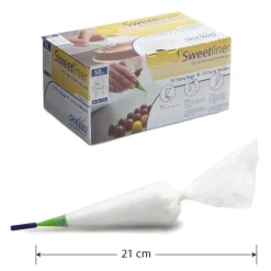 Clearance One Way Wegwerp Spuitzak (Cornetje) Transparant 50x 21x12cm