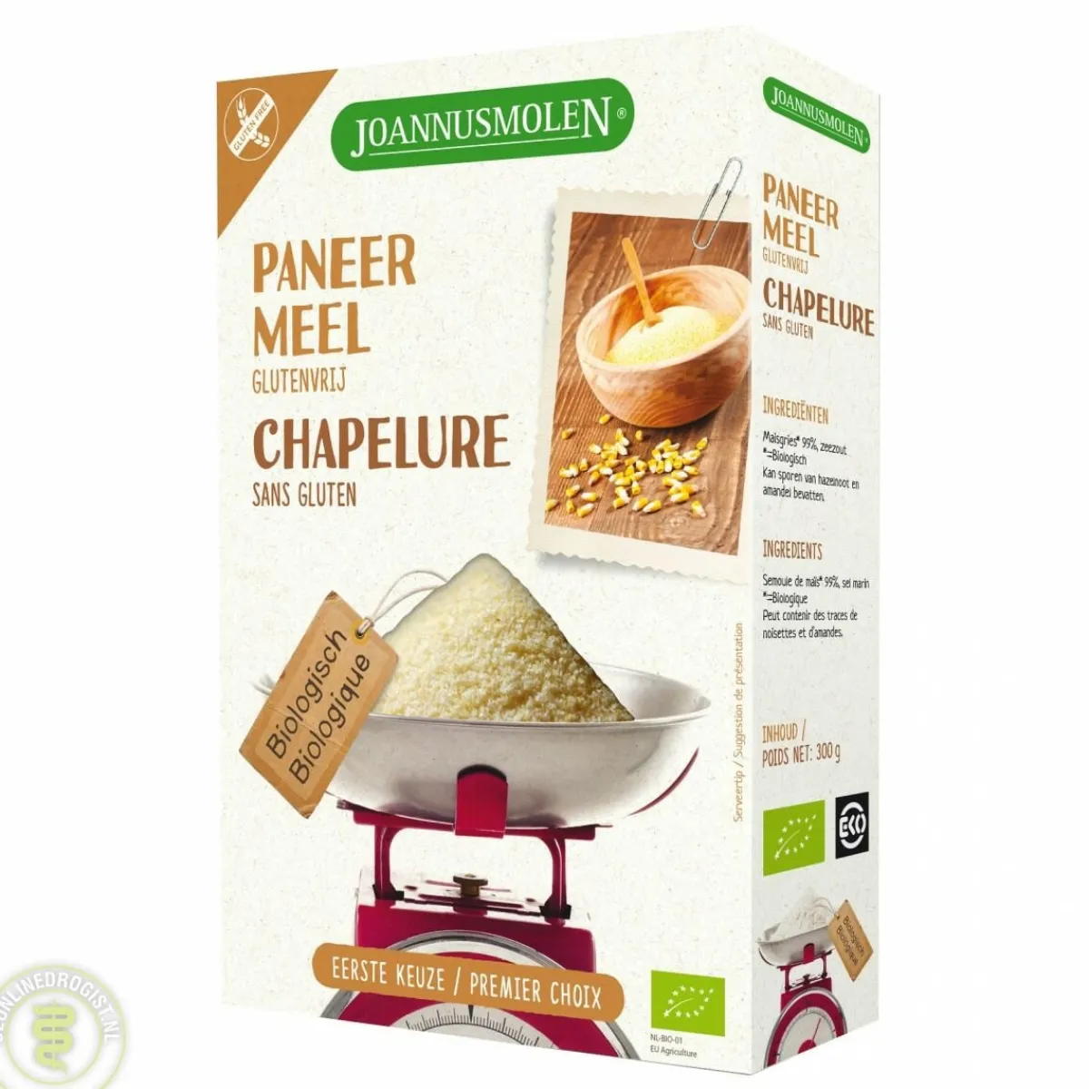 New Joannusmolen Paneermeel Biologisch (Glutenvrij) 300g