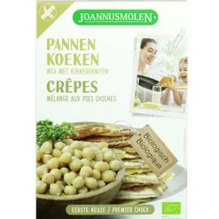 Joannusmolen Pannenkoekenmix Kikkererwten Biologisch (Glutenvrij) 300g