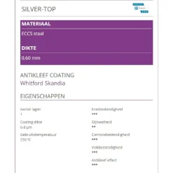 Hot Patisse Cakevorm Silver-Top 30cm