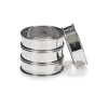 Sale Patisse Flan/Cake ringen RVS Ø8cm Set/4