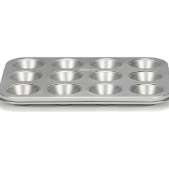 Patisse Mini Muffin/Cupcake Bakvorm Silver-Top 12 Stuks 25cm
