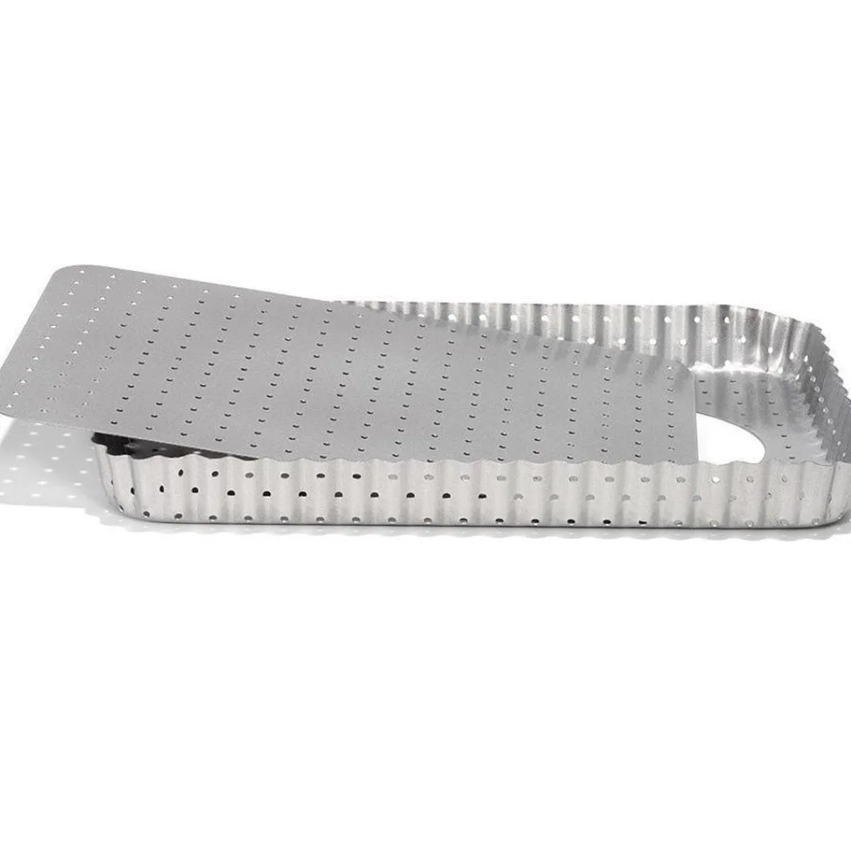 New Patisse Quichevorm Geperforeerd Losse Bodem Silver-Top 32x22