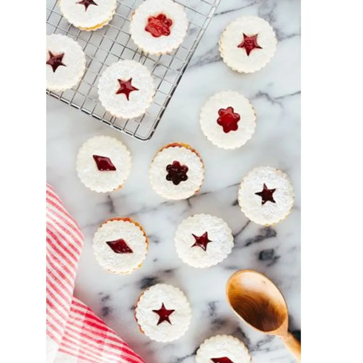 Online Patisse Uitsteker Linzer (Bloem/Ster/Vierkant) RVS 5cm Set/3