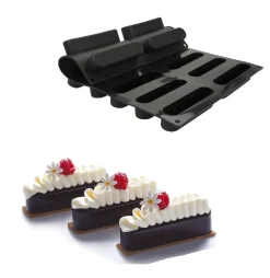 New Pavoni Pavoflex 3D siliconen vorm ´Pastel´ 125x28mm (14)