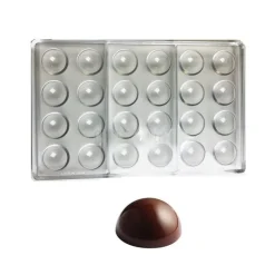 Best Pavoni Bonbonvorm Halve Bol (24x) Ø35x17,5mm