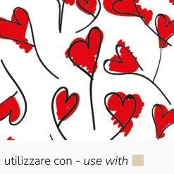 Hot Pavoni Chocolade Transfersheets Hartjes 34x26cm 10st