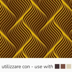 Best Pavoni Chocolade Transfersheets Gele Golven 34x26cm 10st