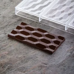 Best Pavoni Chocolademal Tablet Hexa (3x) 154x77mm**