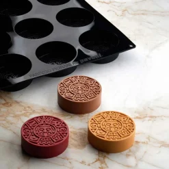 Hot Pavoni Siliconen Vorm Azteca Ø80mm (12) 40x30cm