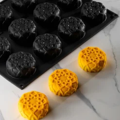 Outlet Pavoni Siliconen Vorm Dahab Ø75x30mm (12) 40x30cm