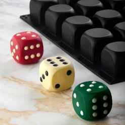 Discount Pavoni Siliconen Vorm Dobbelsteen Ø50mm (20) 40x30cm