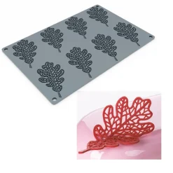 Online Pavoni Siliconen Vorm Eikenblad 98x53mm (8) 30x20cm