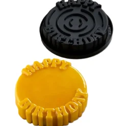 Outlet Pavoni Siliconen Vorm Happy Birthday Ø19x4,5cm